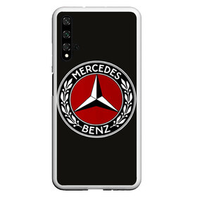 Чехол для Honor 20 с принтом Mercedes-Benz , Силикон | Область печати: задняя сторона чехла, без боковых панелей | car | germany | logo | make | mercedes benz | автомобиль | германия | логотип | марка | мерседес бенц