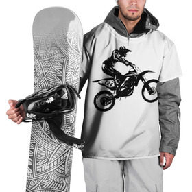 Накидка на куртку 3D с принтом Мотокросс , 100% полиэстер |  | Тематика изображения на принте: motocross | motorcycle | motorcyclist | silhouette | speed | stencil | мотокросс | мотоцикл | мотоциклист | силуэт | скорость | трафарет
