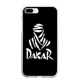 Чехол для iPhone 7Plus/8 Plus матовый с принтом Dakar , Силикон | Область печати: задняя сторона чехла, без боковых панелей | Тематика изображения на принте: dakar | desert | logo | race | rally | sign | гонки | дакар | знак | логотип | пустыня | ралли