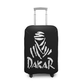 Чехол для чемодана 3D с принтом Dakar , 86% полиэфир, 14% спандекс | двустороннее нанесение принта, прорези для ручек и колес | dakar | desert | logo | race | rally | sign | гонки | дакар | знак | логотип | пустыня | ралли