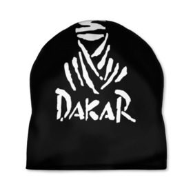 Шапка 3D с принтом Dakar , 100% полиэстер | универсальный размер, печать по всей поверхности изделия | dakar | desert | logo | race | rally | sign | гонки | дакар | знак | логотип | пустыня | ралли