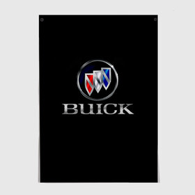 Постер с принтом Buick , 100% бумага
 | бумага, плотность 150 мг. Матовая, но за счет высокого коэффициента гладкости имеет небольшой блеск и дает на свету блики, но в отличии от глянцевой бумаги не покрыта лаком | america | american | brand | buick | cars | logo | sign | usa | автомобили | америка | американские | знак | логотип | марка | сша