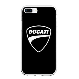 Чехол для iPhone 7Plus/8 Plus матовый с принтом Ducati , Силикон | Область печати: задняя сторона чехла, без боковых панелей | авто | дукати | марка | машина
