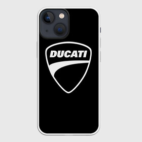 Чехол для iPhone 13 mini с принтом Ducati ,  |  | Тематика изображения на принте: авто | дукати | марка | машина