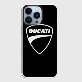 Чехол для iPhone 13 Pro с принтом Ducati ,  |  | Тематика изображения на принте: авто | дукати | марка | машина