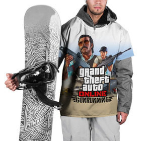 Накидка на куртку 3D с принтом GTA Online: GUNRUNNING , 100% полиэстер |  | Тематика изображения на принте: auto | grand | gta | gta5 | rockstar | theft | гта | рокстар