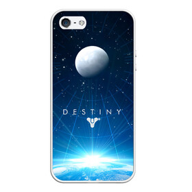 Чехол для iPhone 5/5S матовый с принтом Destiny , Силикон | Область печати: задняя сторона чехла, без боковых панелей | destiny | destiny 2 | дестени | космос