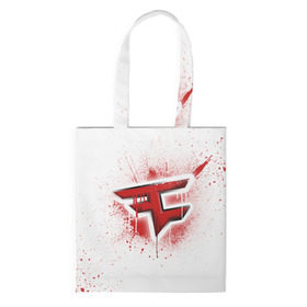 Сумка 3D повседневная с принтом cs:go - FaZe clan (White collection) , 100% полиэстер | Плотность: 200 г/м2; Размер: 34×35 см; Высота лямок: 30 см | cs go | faze | white | кс го | фейз