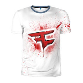 Мужская футболка 3D спортивная с принтом cs:go - FaZe clan (White collection) , 100% полиэстер с улучшенными характеристиками | приталенный силуэт, круглая горловина, широкие плечи, сужается к линии бедра | cs go | faze | white | кс го | фейз