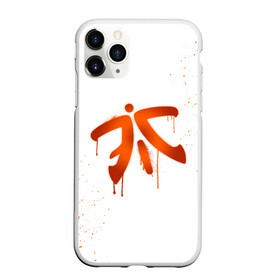 Чехол для iPhone 11 Pro матовый с принтом csgo - Fnatic (White collection) , Силикон |  | cs go | fnatic | кс го | фнатик