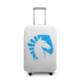Чехол для чемодана 3D с принтом cs:go - Liquid team (White collection) , 86% полиэфир, 14% спандекс | двустороннее нанесение принта, прорези для ручек и колес | 0x000000123 | cs go | liquid | white | кс го | ликвид