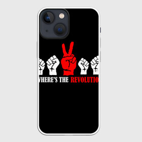 Чехол для iPhone 13 mini с принтом DM: Wheres the revolution ,  |  | depeche mode