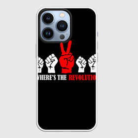 Чехол для iPhone 13 Pro с принтом DM: Wheres the revolution ,  |  | depeche mode