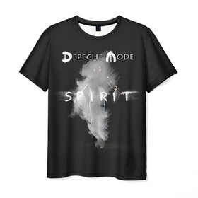 Мужская футболка 3D с принтом DM: Spirit , 100% полиэфир | прямой крой, круглый вырез горловины, длина до линии бедер | depeche mode