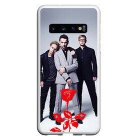 Чехол для Samsung Galaxy S10 с принтом Depeche mode , Силикон | Область печати: задняя сторона чехла, без боковых панелей | Тематика изображения на принте: альтернативный рок | вестник моды | винс кларк | депеш мод | депешмод | дэйв гаан | индастриал рок | мартин гор | синти поп | электроник рок | энди флетчер