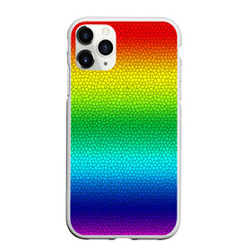 Чехол для iPhone 11 Pro Max матовый с принтом Радуга (Витражный Градиент) , Силикон |  | gradient | rainbow | витраж | градиент | радуга