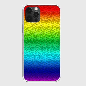Чехол для iPhone 12 Pro Max с принтом Радуга (Витражный Градиент) , Силикон |  | Тематика изображения на принте: gradient | rainbow | витраж | градиент | радуга