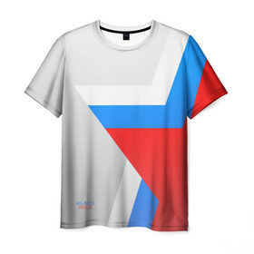 Мужская футболка 3D с принтом Звезда России , 100% полиэфир | прямой крой, круглый вырез горловины, длина до линии бедер | Тематика изображения на принте: flag | russia | russian | star | ussr | звезда | камуфляж | милитари | мода | патриотизм | россия | русский | спорт | ссср | стиль | флаг