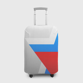 Чехол для чемодана 3D с принтом Звезда России , 86% полиэфир, 14% спандекс | двустороннее нанесение принта, прорези для ручек и колес | flag | russia | russian | star | ussr | звезда | камуфляж | милитари | мода | патриотизм | россия | русский | спорт | ссср | стиль | флаг