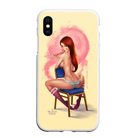 Чехол для iPhone XS Max матовый с принтом Pin Up Pop Art Girl , Силикон | Область печати: задняя сторона чехла, без боковых панелей | comics | girl | lollipop | pin up | pop art | арт | девочка | дизайн | конфетка | лолита | милая | мода | пафос | поп арт | сосательная | стиль | чупа чупс