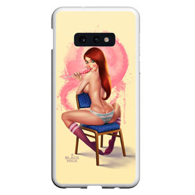 Чехол для Samsung S10E с принтом Pin Up Pop Art Girl , Силикон | Область печати: задняя сторона чехла, без боковых панелей | comics | girl | lollipop | pin up | pop art | арт | девочка | дизайн | конфетка | лолита | милая | мода | пафос | поп арт | сосательная | стиль | чупа чупс