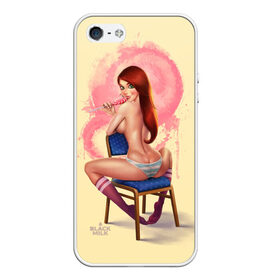 Чехол для iPhone 5/5S матовый с принтом Pin Up Pop Art Girl , Силикон | Область печати: задняя сторона чехла, без боковых панелей | comics | girl | lollipop | pin up | pop art | арт | девочка | дизайн | конфетка | лолита | милая | мода | пафос | поп арт | сосательная | стиль | чупа чупс