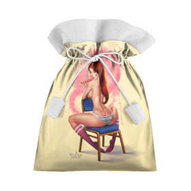 Подарочный 3D мешок с принтом Pin Up Pop Art Girl , 100% полиэстер | Размер: 29*39 см | comics | girl | lollipop | pin up | pop art | арт | девочка | дизайн | конфетка | лолита | милая | мода | пафос | поп арт | сосательная | стиль | чупа чупс