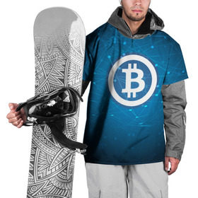 Накидка на куртку 3D с принтом Bitcoin Blue - Биткоин , 100% полиэстер |  | bitcoin | ethereum | litecoin | биткоин | интернет | крипта | криптовалюта | лайткоин | майнинг | технологии | эфир