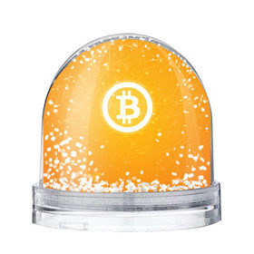 Снежный шар с принтом Bitcoin - Биткоин , Пластик | Изображение внутри шара печатается на глянцевой фотобумаге с двух сторон | bitcoin | ethereum | litecoin | биткоин | интернет | крипта | криптовалюта | лайткоин | майнинг | технологии | эфир