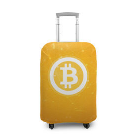 Чехол для чемодана 3D с принтом Bitcoin - Биткоин , 86% полиэфир, 14% спандекс | двустороннее нанесение принта, прорези для ручек и колес | bitcoin | ethereum | litecoin | биткоин | интернет | крипта | криптовалюта | лайткоин | майнинг | технологии | эфир