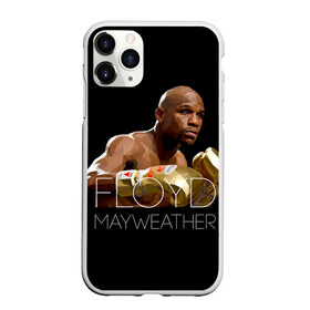 Чехол для iPhone 11 Pro матовый с принтом Мейвезер Флойд 1 , Силикон |  | floyd mayweather | floyd sinclair | ibf | wba | wbc | wbo | бокс. | мейвезер флойд | флойд синклер