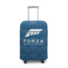 Чехол для чемодана 3D с принтом Forza Motorsport , 86% полиэфир, 14% спандекс | двустороннее нанесение принта, прорези для ручек и колес | car | crew | dirt | flatout | grid | need | nfs | race | speed | гонки | машина | скорость