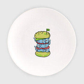 Тарелка с принтом drop dead , фарфор | диаметр - 210 мм
диаметр для нанесения принта - 120 мм | Тематика изображения на принте: burger | cat | citty | hamburger | бургер | гамбургер | кот | кошка