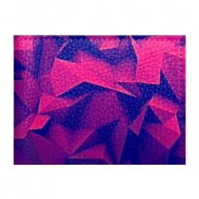 Обложка для студенческого билета с принтом Violet polygon , натуральная кожа | Размер: 11*8 см; Печать на всей внешней стороне | 3d | abstraction | абстракция | геометрия | грани | линии | полигоны | розовый | сочетания | текстура | треугольники | фиолетовый