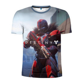 Мужская футболка 3D спортивная с принтом Destiny , 100% полиэстер с улучшенными характеристиками | приталенный силуэт, круглая горловина, широкие плечи, сужается к линии бедра | destiny | destiny 2 | space | дестени | космос