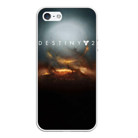 Чехол для iPhone 5/5S матовый с принтом Destiny 2 , Силикон | Область печати: задняя сторона чехла, без боковых панелей | destiny | destiny 2 | space | дестени | космос
