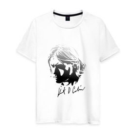 Мужская футболка хлопок с принтом Курт Кобейн автограф , 100% хлопок | прямой крой, круглый вырез горловины, длина до линии бедер, слегка спущенное плечо. |  kurt cobain |  nirvana |  курт кобейн | нирвана