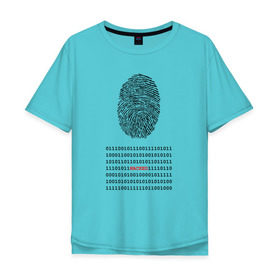 Мужская футболка хлопок Oversize с принтом Hacked , 100% хлопок | свободный крой, круглый ворот, “спинка” длиннее передней части | Тематика изображения на принте: code | developer | hacker | взлом | кодер | отпечаток | прогер | программирование | хакер