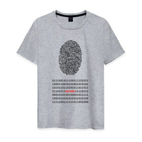 Мужская футболка хлопок с принтом Hacked , 100% хлопок | прямой крой, круглый вырез горловины, длина до линии бедер, слегка спущенное плечо. | Тематика изображения на принте: code | developer | hacker | взлом | кодер | отпечаток | прогер | программирование | хакер