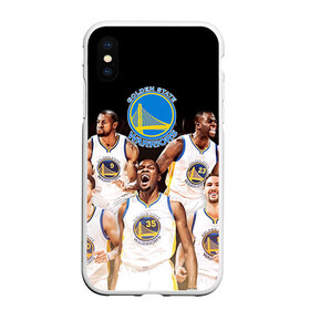 Чехол для iPhone XS Max матовый с принтом Golden State Warriors 5 , Силикон | Область печати: задняя сторона чехла, без боковых панелей | Тематика изображения на принте: draymond green | golden state warriors | klay thompson | nba | stephen curry | голден стэйт уорриорз | дрэймонд грин | клей томпсон | стефен карри