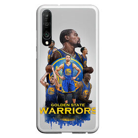 Чехол для Honor P30 с принтом Golden State Warriors 9 , Силикон | Область печати: задняя сторона чехла, без боковых панелей | draymond green | golden state warriors | klay thompson | nba | stephen curry | голден стэйт уорриорз | дрэймонд грин | клей томпсон | стефен карри