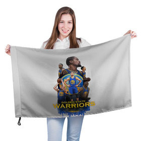 Флаг 3D с принтом Golden State Warriors 9 , 100% полиэстер | плотность ткани — 95 г/м2, размер — 67 х 109 см. Принт наносится с одной стороны | draymond green | golden state warriors | klay thompson | nba | stephen curry | голден стэйт уорриорз | дрэймонд грин | клей томпсон | стефен карри