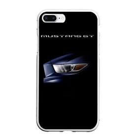 Чехол для iPhone 7Plus/8 Plus матовый с принтом Ford Mustang GT 2 , Силикон | Область печати: задняя сторона чехла, без боковых панелей | cobra | ford | gt | mustang | shelby