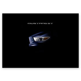 Поздравительная открытка с принтом Ford Mustang GT 2 , 100% бумага | плотность бумаги 280 г/м2, матовая, на обратной стороне линовка и место для марки
 | Тематика изображения на принте: cobra | ford | gt | mustang | shelby