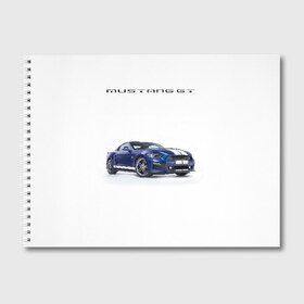 Альбом для рисования с принтом Ford Mustang GT 3 , 100% бумага
 | матовая бумага, плотность 200 мг. | Тематика изображения на принте: ford | gt | mustang | shelby | мустанг | форд | шэлби