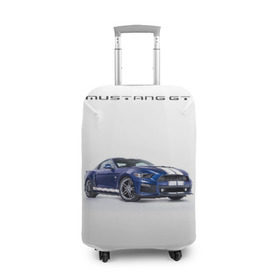 Чехол для чемодана 3D с принтом Ford Mustang GT 3 , 86% полиэфир, 14% спандекс | двустороннее нанесение принта, прорези для ручек и колес | ford | gt | mustang | shelby | мустанг | форд | шэлби