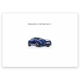Поздравительная открытка с принтом Ford Mustang GT 3 , 100% бумага | плотность бумаги 280 г/м2, матовая, на обратной стороне линовка и место для марки
 | ford | gt | mustang | shelby | мустанг | форд | шэлби