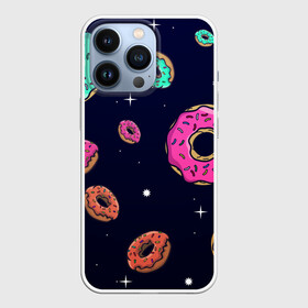 Чехол для iPhone 13 Pro с принтом Black Milk Космические Пончики ,  |  | black milk | donut | donuts | space | the simpsons | trend | глазурь | дизайн | еда | звезда | звёзды | космос | мода | пончик | симпсоны | симсоны | сладкий | стиль | тренд | узор