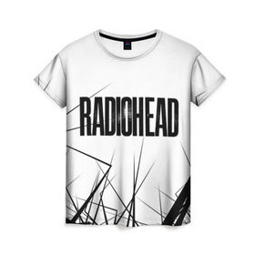 Женская футболка 3D с принтом Radiohead 5 , 100% полиэфир ( синтетическое хлопкоподобное полотно) | прямой крой, круглый вырез горловины, длина до линии бедер | radiohead | радиохэд | том йорк