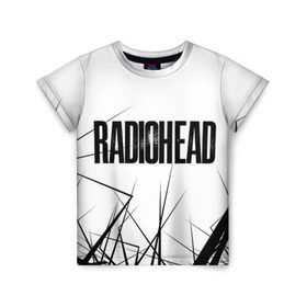 Детская футболка 3D с принтом Radiohead 5 , 100% гипоаллергенный полиэфир | прямой крой, круглый вырез горловины, длина до линии бедер, чуть спущенное плечо, ткань немного тянется | Тематика изображения на принте: radiohead | радиохэд | том йорк